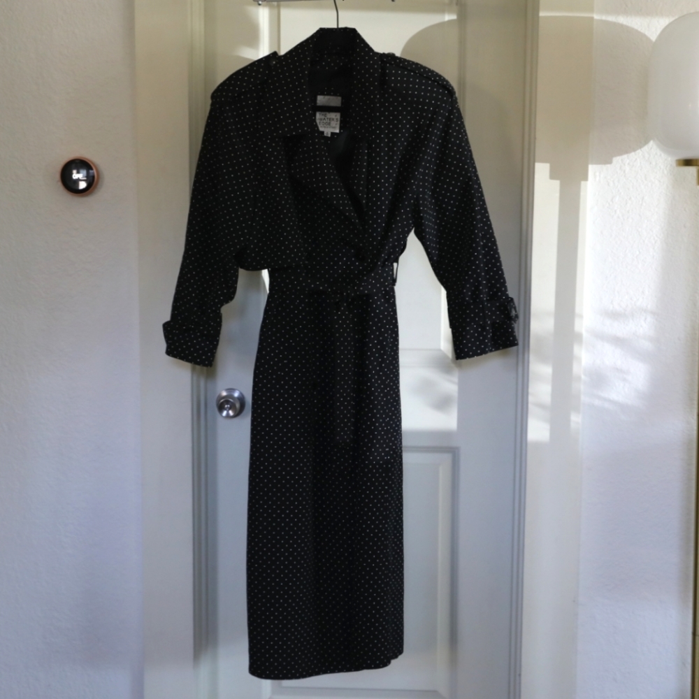 The Water's Edge for Michelle Stewart Polkadot Rain Coat